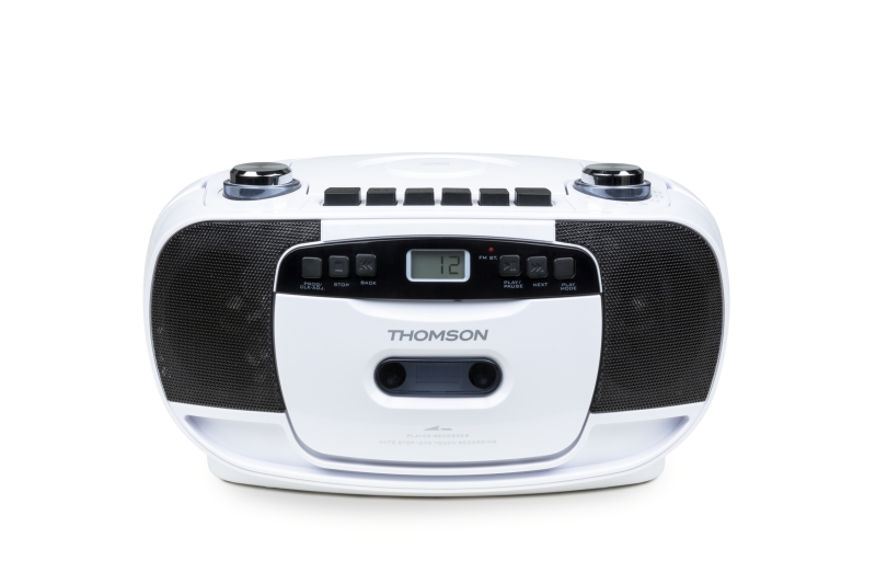 Radio CD avec cassette Thomson RK201CD - Blanc