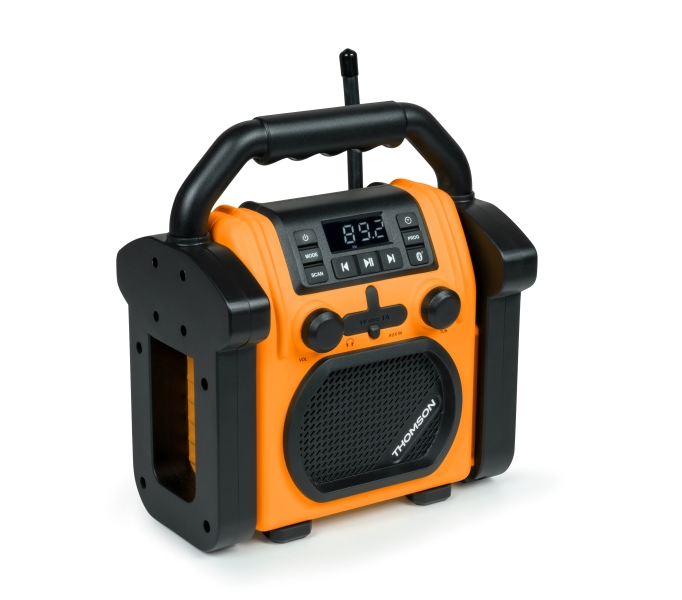 Radio et haut-parleur Thomson WKR60BT 30 W - Résistant aux éclaboussures et à la poussière - Orange