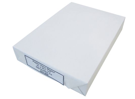 Ramette de 500 feuilles de papier blanc 80g recyclé, A4 EVERCOPY PLUS