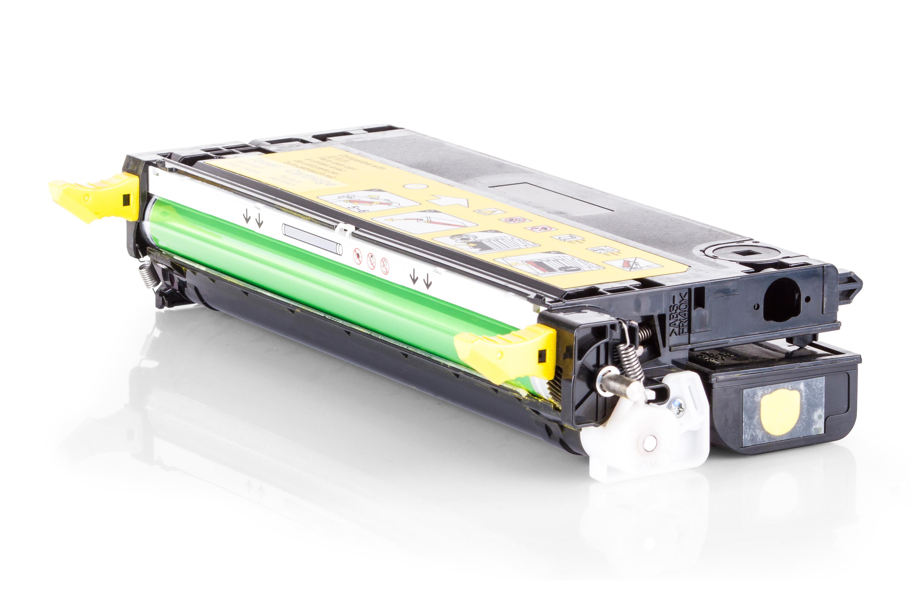 Toner compatible Dell 3130cn jaune - Remplace 593-10291