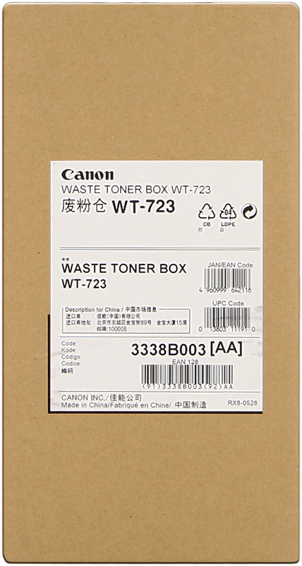 Canon WT-723 (3338B003) récupérateur de toner usagé