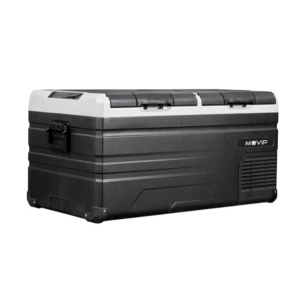 Réfrigérateur Portable Muvip avec Compresseur LG 107 Litres Double Zone - Double Porte - Compresseur Silencieux - Coloris Noir