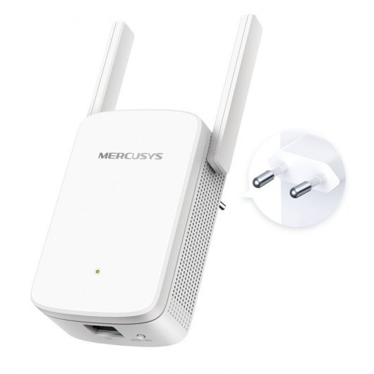 Répéteur d'Extension de Réseau WiFi Mercusys AC1200 - Double Bande - Jusqu'à 1200Mbps - Bouton WPS - 2 Antennes Externes