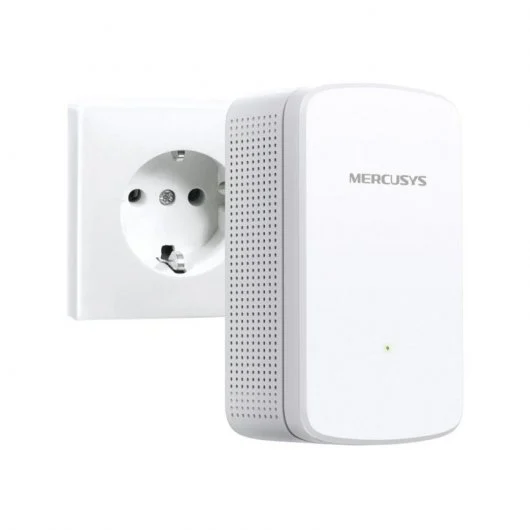 Répéteur d'extension de réseau WiFi Mercusys - Jusqu'à 300 Mbps - 1x RJ-45, bouton WPS