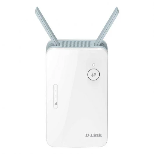 Répéteur mural sans fil double bande D-Link E15 WiFi 6 AX1500 - Compatibilité Mesh - Vitesse jusqu'à 1200 Mbps - Port RJ45 - 2 Antennes externes - Bouton WPS