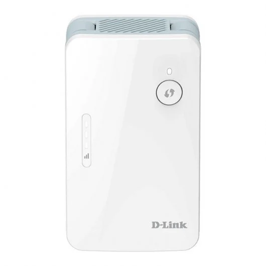 Répéteur mural sans fil double bande D-Link E15 WiFi 6 AX1500 - Compatibilité Mesh - Vitesse jusqu'à 1200 Mbps - Port RJ45 - 2 Antennes externes - Bouton WPS