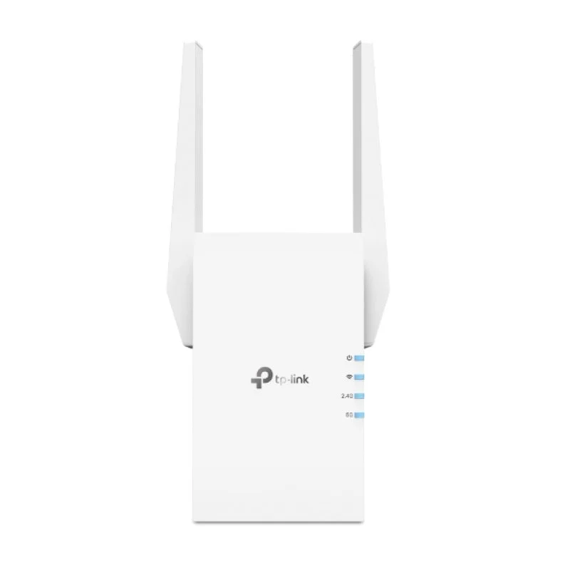 Répéteur réseau double bande TP-Link RE705X WiFi 6 AX300 - Vitesse jusqu'à 3000 Mbps - Port Ethernet Gigabit - Mode point d'accès - 2 antennes externes