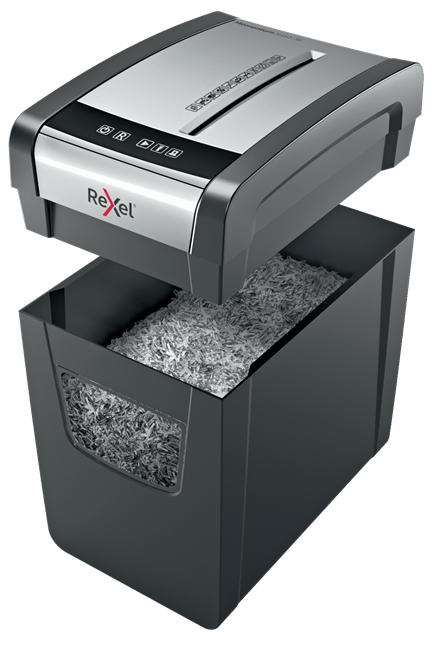 Rexel Momentum X410-SL Destructeur de papier Slimline Confetti Cut - Détruit jusqu'à 10 feuilles - 23L