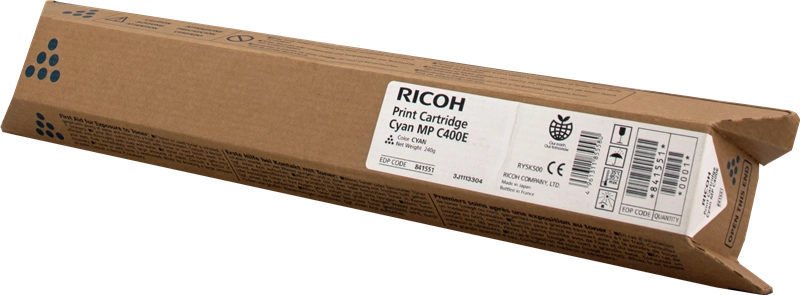 Ricoh Aficio MP-C300/MP-C400/MP-C401 toner cyan (842238/842039/841551/841300)