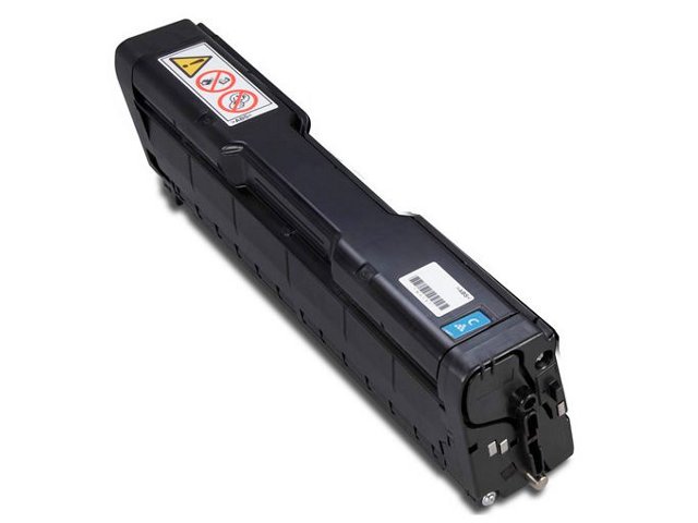 Toner compatible Ricoh Aficio SP-C221N cyan - Remplace 406053