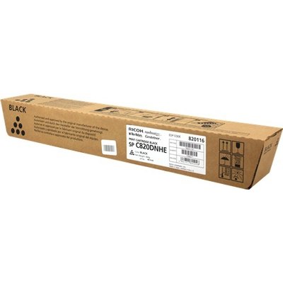 Ricoh Aficio SP-C820DN/SP-C821DN Cartouche de toner d'origine noire - 820116