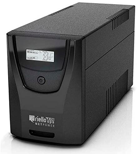 Riello Net Power UPS 2000VA 1200W - Technologie Line Interactive - USB, RS-232, 6x IEC 320