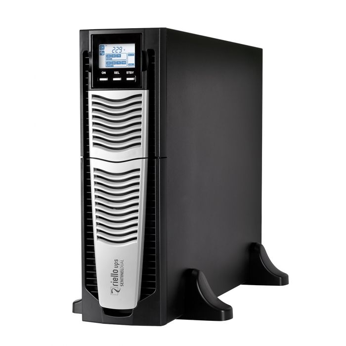 Riello UPS Sentinel Dual High Power UPS 6000VA 6000W - 8x IEC 320, RS-232, USB - Montage en rack 3U / Externe