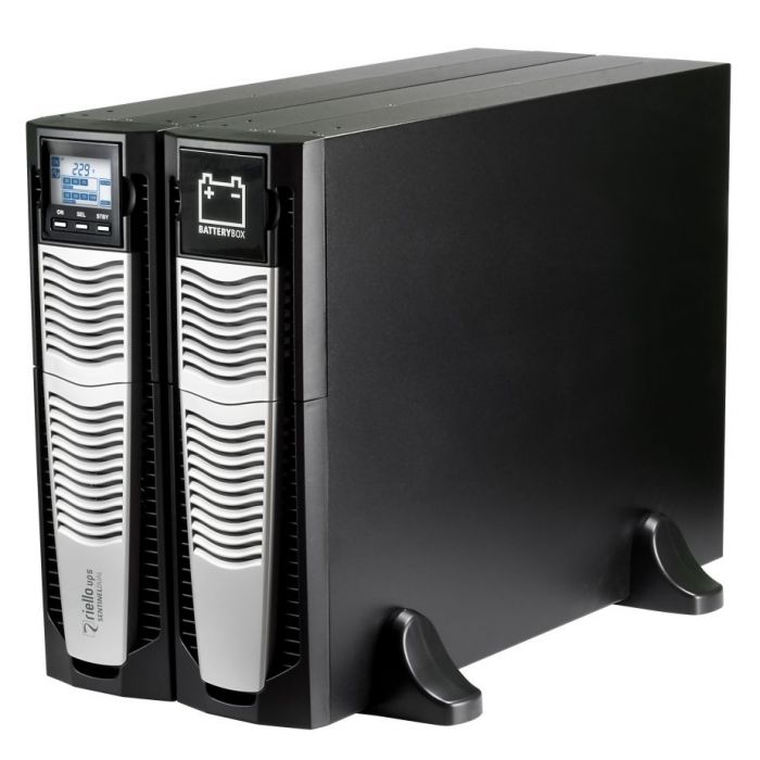 Riello UPS Sentinel Dual High Power UPS 8000VA 8000W - 2x IEC 320 C13, 3x IEC 320 C19, USB - Montage en rack 3U / Externe