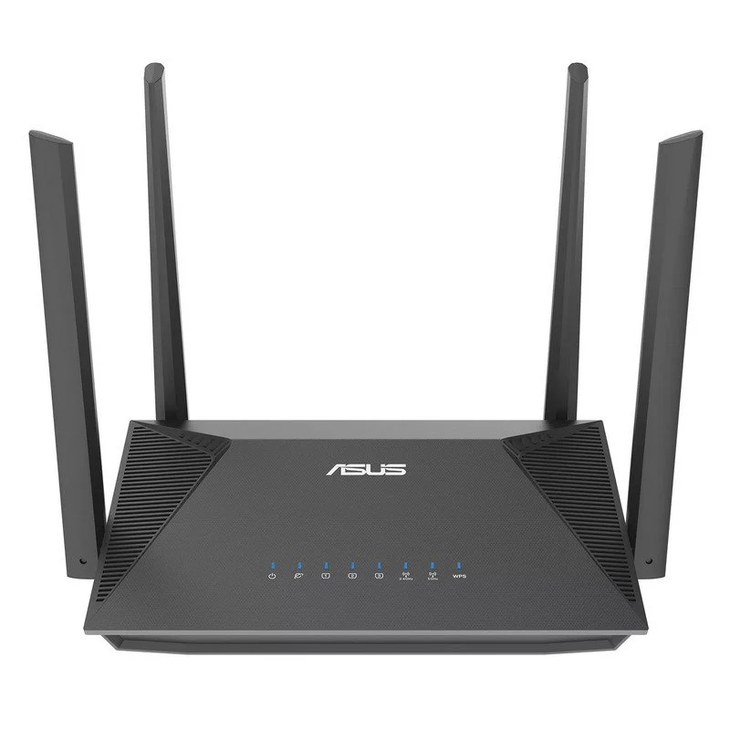 Routeur Asus RT-AX52 AX1800 WiFi 6 Dual Band AiMesh - Jusqu'à 1800Mbps - 4 Ports LAN RJ45 - 4 Antennes Externes