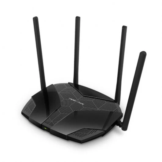 Routeur double bande Mercusys WiFi 6 AX3000 - 4 ports 10/100/1000Mbps - 4 antennes 5dBi - OFDMA, MU-MIMO