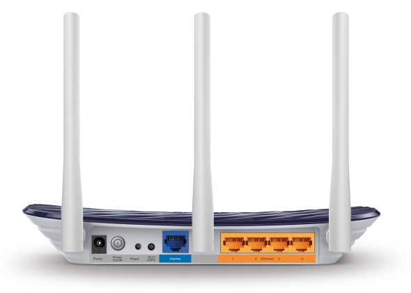 Routeur sans fil bi-bande TP-Link AC750 - 300Mo en 2,4GHZ et 433Mo en 5GHZ - Ethernet 4P - 2 Antennes Fixes