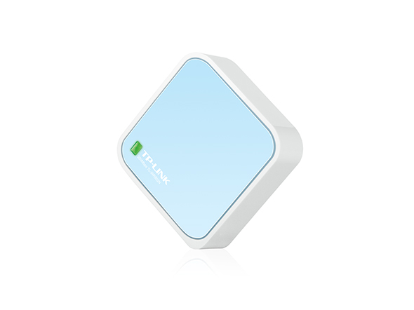 Routeur Sans Fil TP-Link Nano N 300Mbps - 1 EP ETH - 1 EP Micro USB - Antenne Interne - Couleur Blanc/Bleu