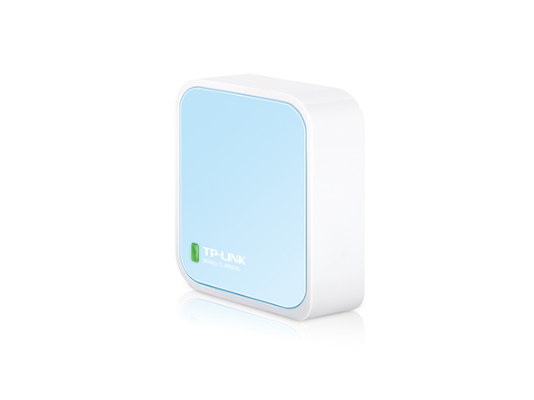 Routeur Sans Fil TP-Link Nano N 300Mbps - 1 EP ETH - 1 EP Micro USB - Antenne Interne - Couleur Blanc/Bleu