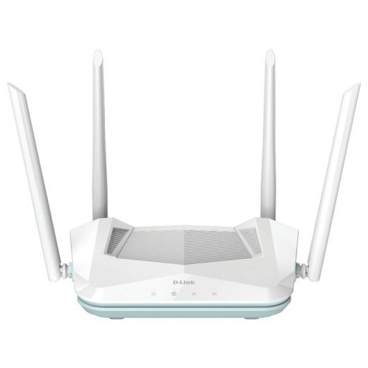 Routeur Smart Dual Band D-Link Eagle Pro AI AX1500 WiFi 6 - Jusqu'à 1200Mbps - 3 Ports RJ45 10/100 Mbps - Commande vocale avec Google/Alexa - 4 Antennes Externes - MU-MIMO et OFDMA