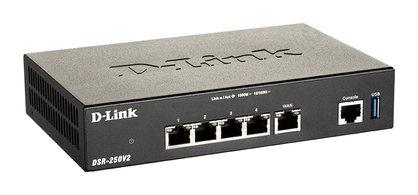 Routeur VPN de services unifiés D-Link - 3 ports LAN - 1 port WAN - 1 port WAN/LAN, 2 ports USB 3.0