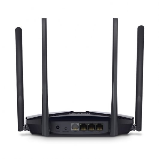 Routeur WiFi 6 Dual Band Mercusys - 4 Ports 10/100Mbps - 4 Antennes 5dBi - OFDMA, MU-MIMO