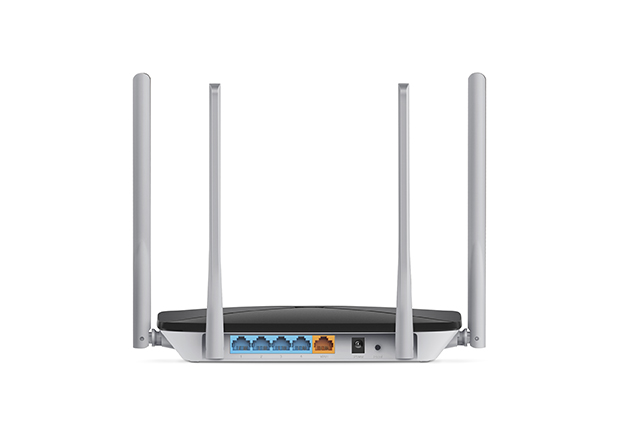 Routeur Wifi Bi-Bande Mercusys AC1200 - 5 Ports - 10/100Mbps - 4 Antennes 5dBi