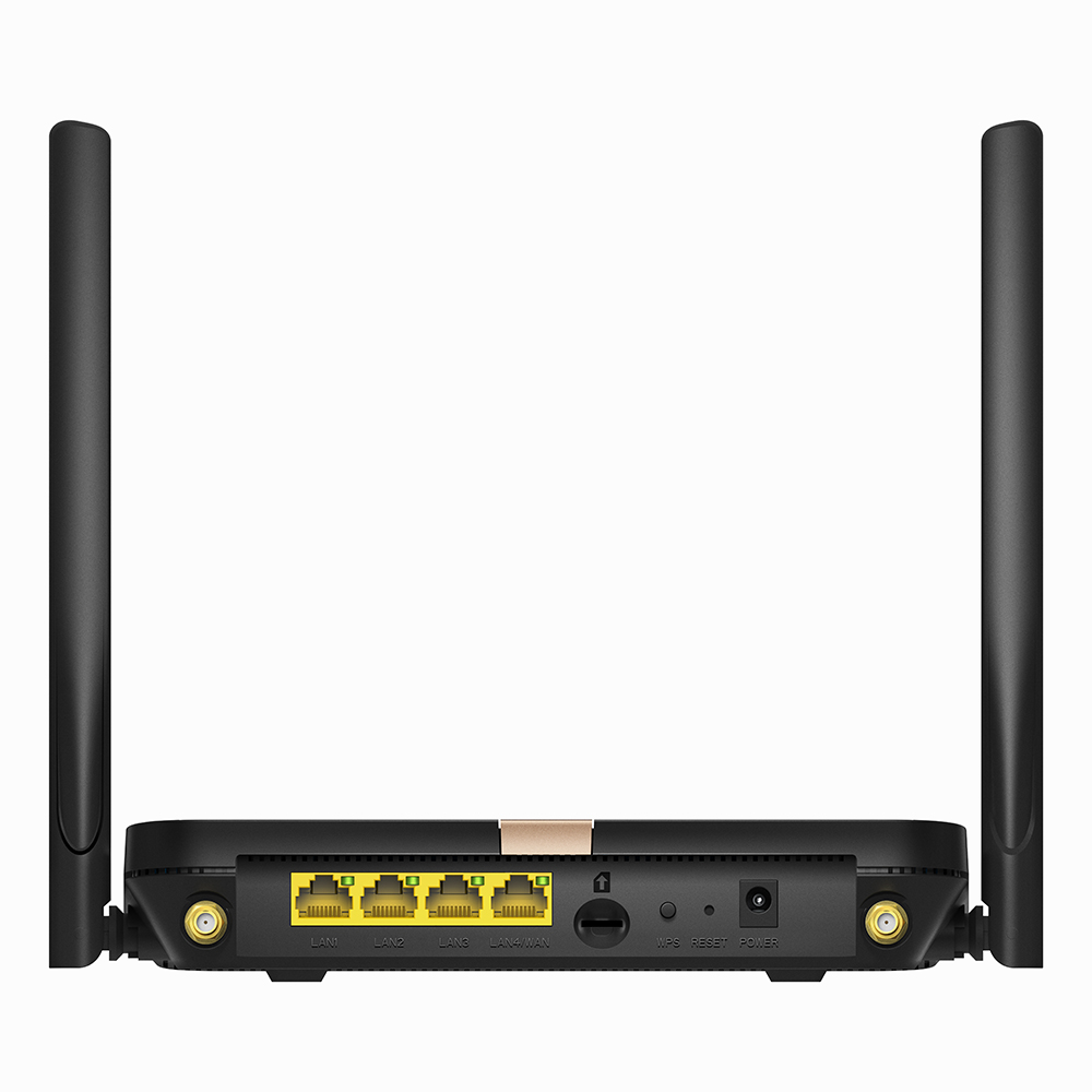 Routeur WiFi Cudy LT500D AC1200 4G LTE Dual Band - 1x Port Wan 10/100Mbps et 3x Ports Lan 10/100Mbps - 2x Antennes WiFi et 2x Antennes LTE