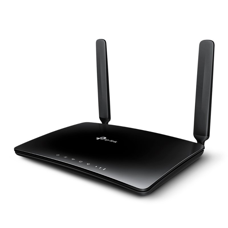 Routeur WiFi Mobile Tp-Link 4G LTE - 2 Antennes Externes - 2x WAN, 1x WAN/LAN - Couleur Noir