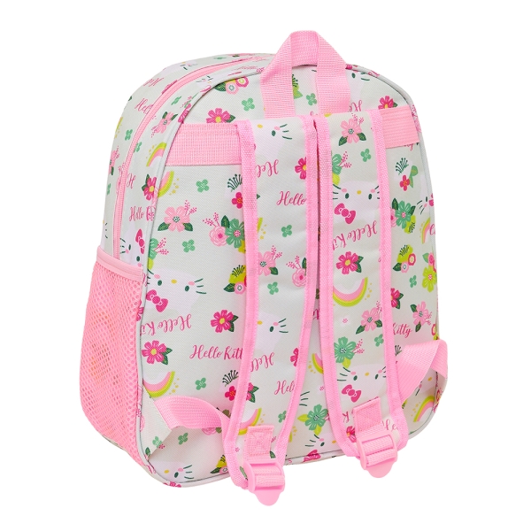 Sac à dos 3D Safta Hello Kitty - Dragonne - Porte-bouteille latéral - 27 x 33 x 10 cm - Rose