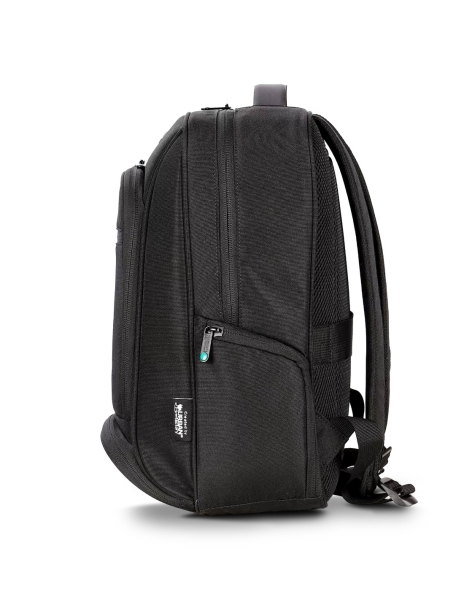 Sac à dos compact Urban Factory Mixee pour ordinateurs portables jusqu'à 16 pouces - Écologique - Noir