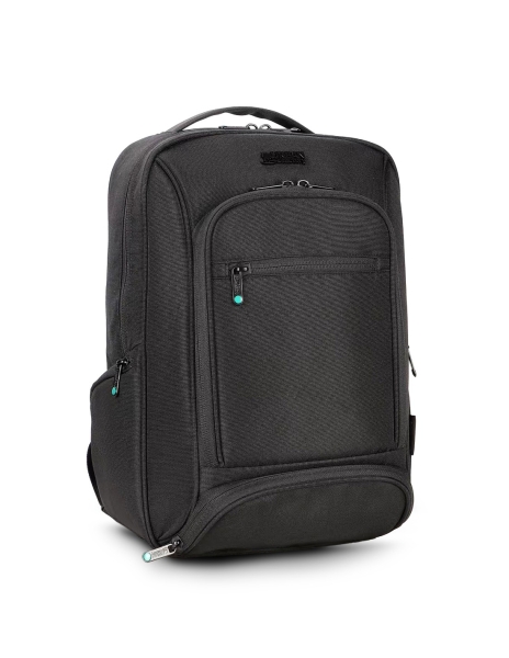Sac à dos compact Urban Factory Mixee pour ordinateurs portables jusqu'à 16 pouces - Écologique - Noir