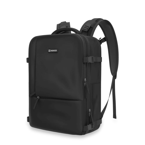 Sac à dos de voyage cabine Numada Explorer B40 40 x 20 x 25 cm avec port USB, compartiment pour ordinateur portable et compartiment à chaussures, noir