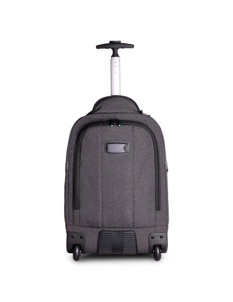Sac à dos de voyage Urban Factory Heavee Green pour ordinateurs portables jusqu'à 16 pouces - Convertible en trolley - Écologique - Gris