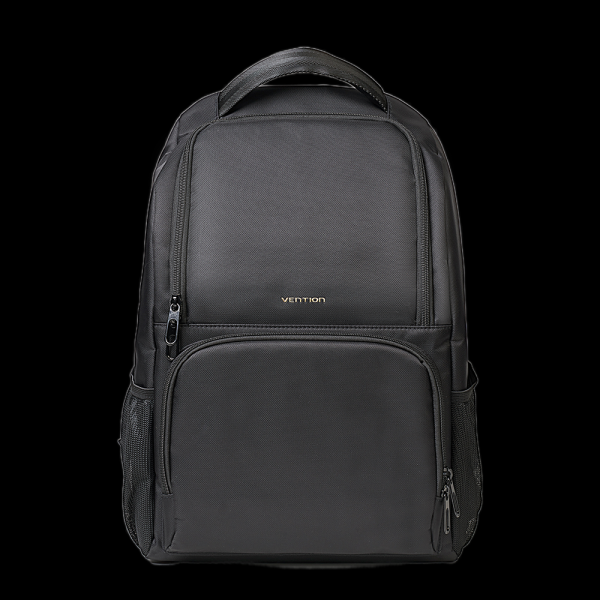 Sac à dos étanche Vention - 100% Polyester - Compatible ordinateurs portables jusqu'à 15,6" - Volume 27L - Couleur Noir