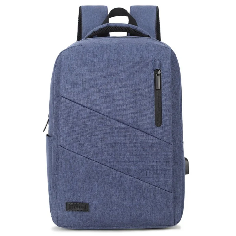 Sac à dos pour ordinateur portable Subblim City Backpack - 15,6" - Compartiment rembourré - Résistant à l'eau - Port USB - Couleur Bleu