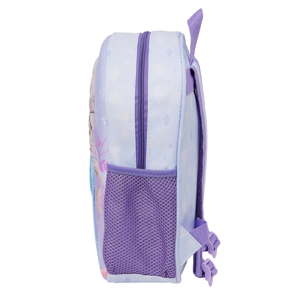 Sac à dos Safta Frozen 3D - Poignée - Porte-bouteille latéral - 27 x 33 x 10 cm - Lavande