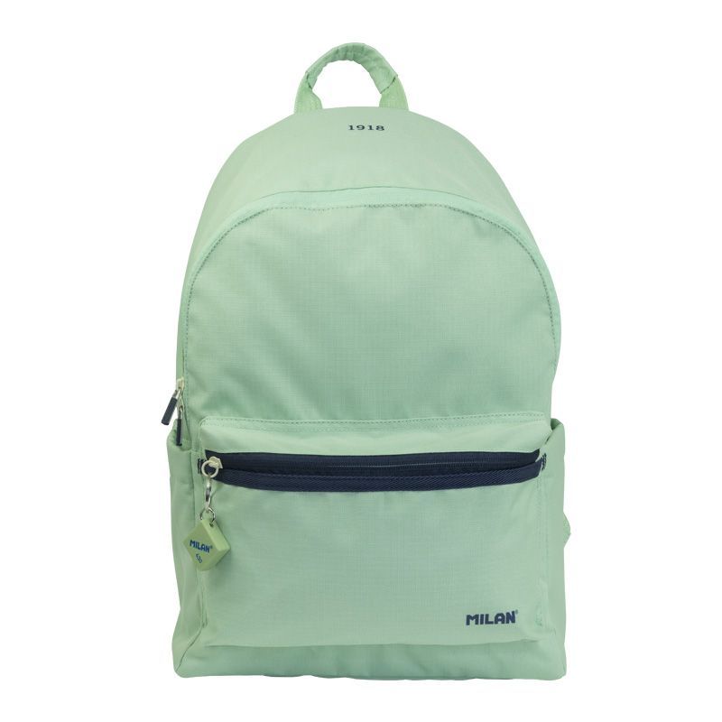 Sac à dos urbain Milan Series 1918 22L - Poche avant + 2 poches latérales - Poignées réglables et rembourrées - Taille 41x30x18cm - Couleur Vert