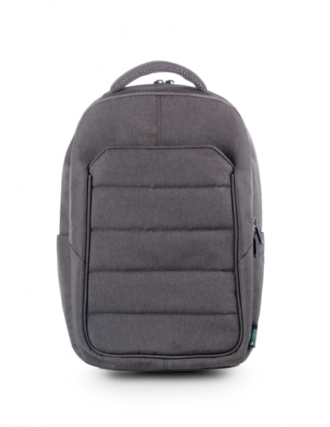 Sac à dos Urban Factory Greenee pour ordinateur portable jusqu'à 14 pouces - Double compartiment - Gris