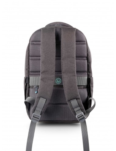 Sac à dos Urban Factory Greenee pour ordinateur portable jusqu'à 14 pouces - Double compartiment - Gris