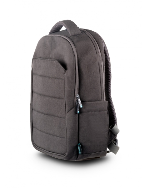 Sac à dos Urban Factory Greenee pour ordinateur portable jusqu'à 14 pouces - Double compartiment - Gris