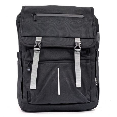 Sac à dos vintage Ewent EW2537 pour ordinateurs portables jusqu'à 16,1" - Imperméable - Bandoulière pour trolley - Dos et épaules respirants - Noir
