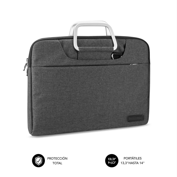 Sacoche Subblim Business pour ordinateurs portables de 13,3" à 14" - Design moderne et élégant - Double fermeture éclair - Protection intégrale - Couleurs variées