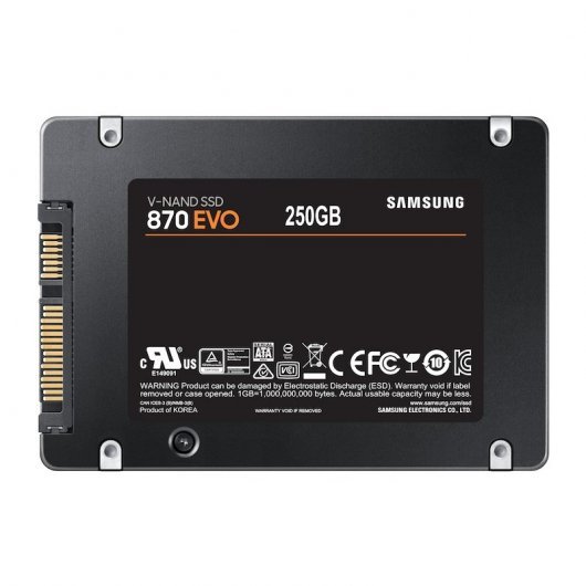 Samsung 870 EVO Disque dur solide SSD 250 Go 2,5" SATA3