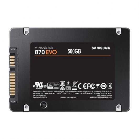 Samsung 870 EVO Disque dur solide SSD 500 Go 2,5" SATA3