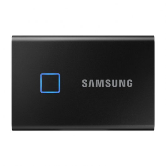 Samsung T7 Touch Disque dur externe SSD 1 To PCIe NVMe USB 3.2 - Couleur noire
