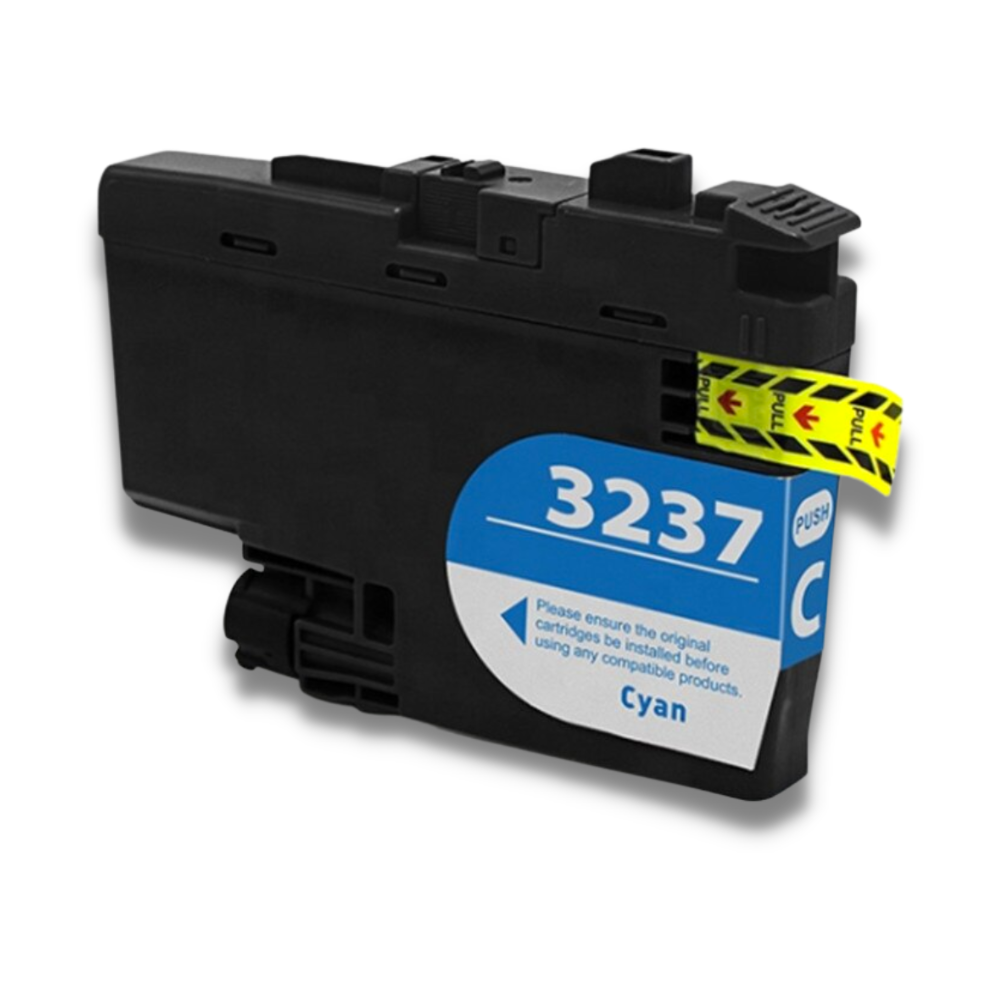 Cartouche compatible avec BROTHER LC-3237C cyan