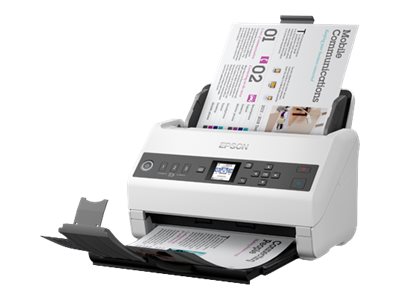 Scanner de documents Epson Workforce DS-730N A4 recto verso 600 dpi - Vitesse de numérisation 40 ppm