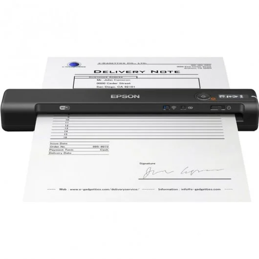 Scanner portable sans fil WiFi Epson Workforce ES60W - 600 dpi - Écran LCD - Technologie LED ReadyScan
