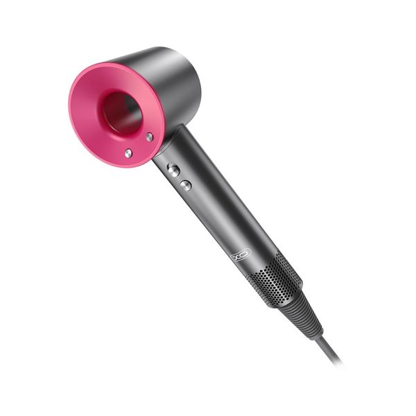 Sèche-cheveux ionique XO CF28 - Puissance 1600 W - 4 niveaux de température - Couleur noire